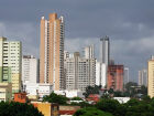 Dia começou nublado na Capital