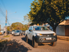 A ação é organizada pela Coordenadoria de Controle de Endemias Vetoriais. Na foto, o veículo do Fumacê 