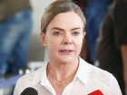 A ministra-chefe da Secretaria de Relações Institucionais da Presidência da República, Gleisi Hoffmann. 