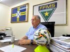 O presidente da Federação de Futebol de Mato Grosso do Sul, Estevão Petrallas 