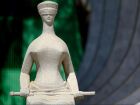 A estátua da Justiça diante da sede do STF.
