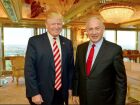 Primeiro-ministro israelense, Binyamin Netanyahu (dir), e o presidente dos EUA, Donald Trump