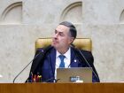 O presidente do Supremo Tribunal Federal (STF), Luís Roberto Barroso, durante sessão plenária na Corte.  