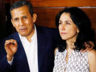 Ex-presidente do Peru Ollanta Humala acompanhado da mulher Nadine Heredia. 