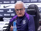 Dorival Jr. em sua primeira coletiva como técnico do Corinthians