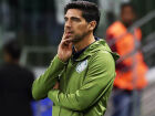 O técnico Abel Ferreira, da SE Palmeiras, em jogo contra a equipe do C Sporting Cristal, durante partida válida pela fase de grupos, da Copa Libertadores, na arena Allianz Parque.