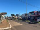 Campo Grande amanhece com o céu limpo no bairro Vila Sobrinho, em Campo Grande