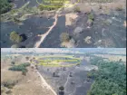 Laudo da PMA traz imagens das fazendas atingidas pelo fogo