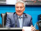 Deputado Roberto Hashioka, propositor da sessão solene, durante a cerimônia realizada no ano passado