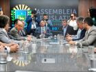Última reunião recebeu a presença do governador Eduardo Riedel junto à equipe de Saúde.
