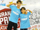 O campo-grandense João Francisco Lima de Souza, de apenas 9 anos, brilhou no Grand Prix Latam, realizado no Paraguai