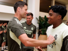 Endrick se junta ao grupo do Real Madrid.