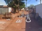 Rua onde aconteceu o crime