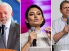 Lula, Michelle Bolsonaro e Tarcísio de Freitas são testados em pesquisa para 2026.