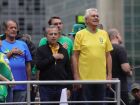 Governador Ronaldo Caiado em ato em defesa dos condenados pelos ataques de 8 de Janeiro 