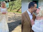 Ana Maria Braga e Fábio Arruda se casaram pela segunda vez
