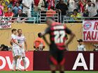 Jogadores do Bayern comemoram gol marcado sobre o Flamengo em Miami. 