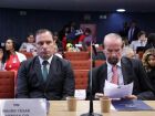 Mauro Cid durante interrogatório no STF