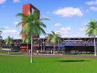 Projeção do novo espaço do Parktec CG, que funcionará no Complexo Belas Artes, em Campo Grande; local vai receber startups com apoio gratuito do poder público.