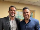 Presidente da CBF se encontra com Ronaldo nos EUA e diz: 'Portas estão sempre abertas'