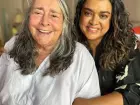 Sandra Gadelha, mãe de Preta Gil, se despede da filha ao lado de Gilberto Gil no Rio de Janeiro