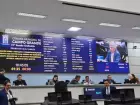 Sessão da Câmara Municipal de Campo Grande durante votação do projeto que proibia a venda de produtos com arsênio. Proposta foi aprovada pelos vereadores, mas depois vetada pela prefeita Adriane Lopes. 