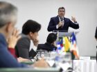 Governador na abertura da reunião do Condege, em Campo Grande