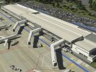 Movimento na pista do aeroporto de Campo Grande, que registrou recorde de passageiros no primeiro semestre de 2025; obras de ampliação seguem em andamento.