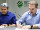 A assinatura ocorreu na sede da Famasul, com a presença do presidente da Famasul, Marcelo Berton e do diretor-presidente da Fundect, Márcio de Araújo Pereira