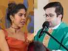 Bela Gil e Padre Danilo César: religioso criticou religiões de matriz africana e Preta Gil