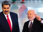 O presidente Luiz Inácio Lula da Silva (PT) com o presidente da Venezuela, Nicolás Maduro, no Palácio do Planalto, em Brasília, maio de 2023