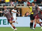 Jogadores do Fluminense comemoram vitória sobre o Al-Hilal que garantiu o clube na semifinal do Mundial de Clubes