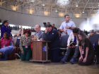Jair Bolsonaro em culto na Igreja Catedral da Benção, em Taguatinga (DF).
