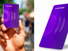 Imagem do novo Vuon Card em sua versão vertical, sem nome impresso na frente e com layout moderno