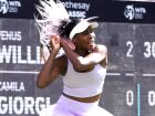 A tenista Venus Williams, de 45 anos, volta às quadras após um ano de ausência
