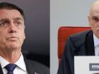 O ex-presidente Jair Bolsonaro (PL) e o ministro Alexandre de Moraes. 