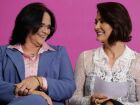 A senadora Damares Alves e a ex-primeira-dama Michelle Bolsonaro. 