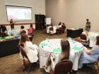 O encontro aconteceu no Hotel Deville e misturou palestras sobre autoconhecimento, protagonismo e comunicação.