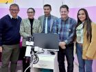 Renato, ao lado da equipe responsável pelo atendimento ginecológico e com o vereador Flavinho Lopes, reforçou o compromisso com a saúde da mulher no Hospital São Vicente de Paula.