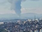 Incêndio em Guarulhos foi registrado por moradores de regiões como Guaianases