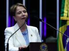 A senadora Tereza Cristina (PP-MS) faz parte da delegação de políticos brasileiros que viajou a Washington  