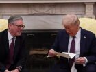 Starmer e Trump defendem cessar-fogo imediato em Gaza e aprofundamento das relações econômicas entre Reino Unido e EUA.