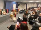 A conferência contou com apresentações culturais