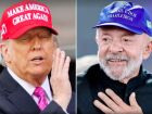 Montagem mostra Trump e Lula 