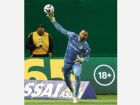 O goleiro Weverton, do Palmeiras, em jogo contra o Atlético-MG, durante partida válida pela 15ª rodada, do Campeonato Brasileiro