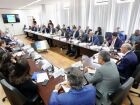 Reunião no Ministério da Indústria, Comércio e Serviços com participação do vice-presidente Geraldo Alckmin e representantes de diversos setores da economia para discutir a tarifa de 50% dos Estados Unidos sobre produtos brasileiros. 