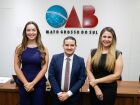 Membros da Comissão de Direito do Terceiro Setor da OAB/MS após reunião que definiu ações para 2025: vice-presidente Ana Leonilda Lo Pinto, presidente Ariel Marcos da Silva e advogada Bárbara Resende.