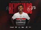 O São Paulo confirmou nesta terça-feira a permanência do volante Marcos Antônio por mais uma temporada.