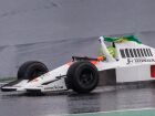 Lewis Hamilton conduziu Mclaren que pertenceu a Ayrton Senna em homenagem ao piloto, no GP de São Paulo em 2024. 