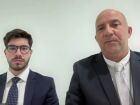 O advogado Luciano Pereira Alves de Souza e o tenente-coronel Hélio Ferreira Lima, réu por tentativa de golpe de Estado